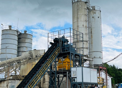 Осуществлена поставка бетонного завода YSC – 120 (Московская область, г. Троицк)